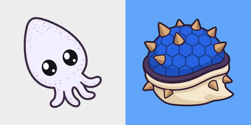 White Blooper Spiny Shell