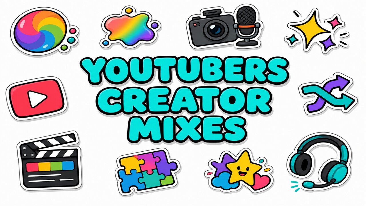 YouTubers Creator Mixes - Custom cursor collection preview