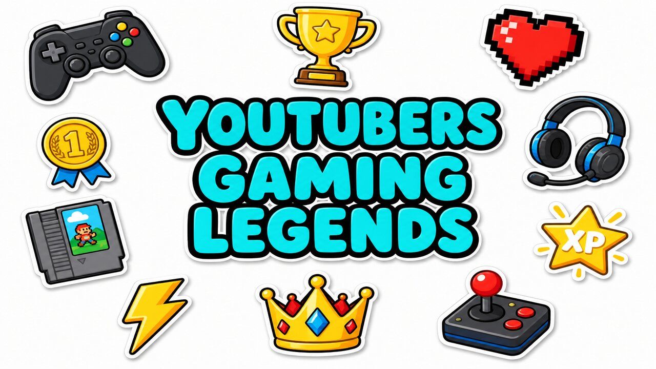 YouTubers Gaming Legends - Custom cursor collection preview