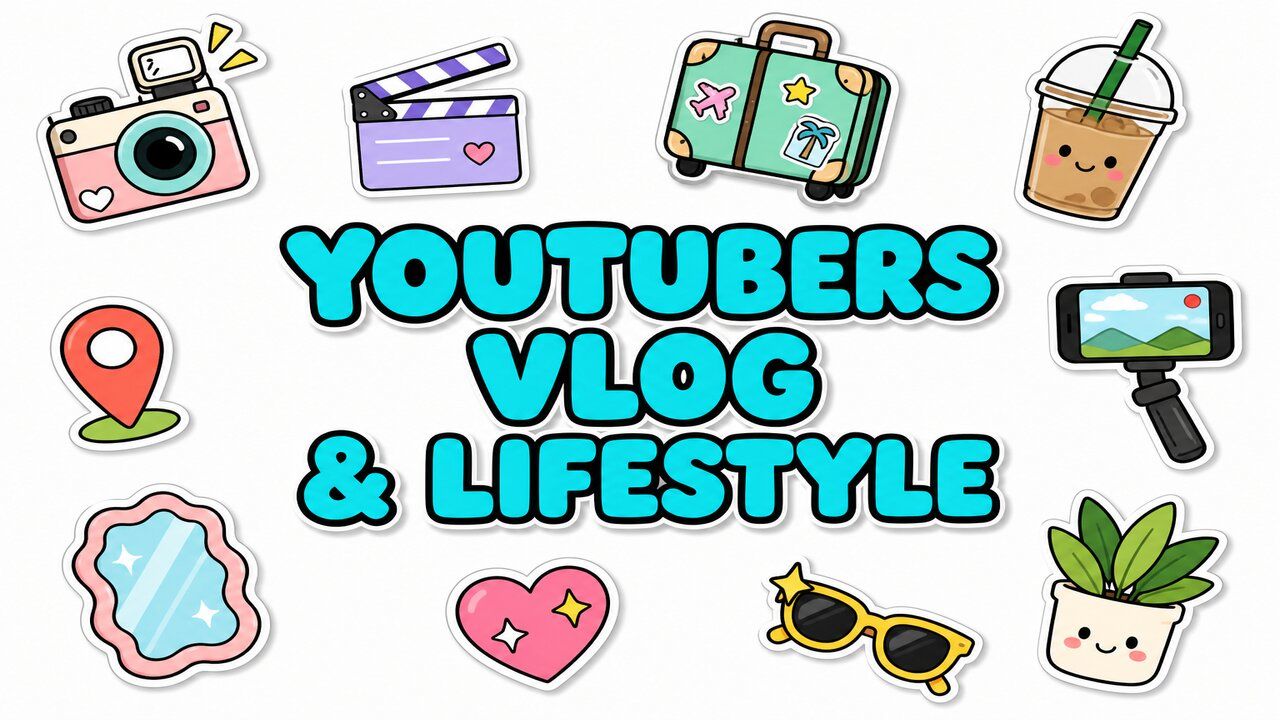 YouTubers Vlog & Lifestyle - Custom cursor collection preview