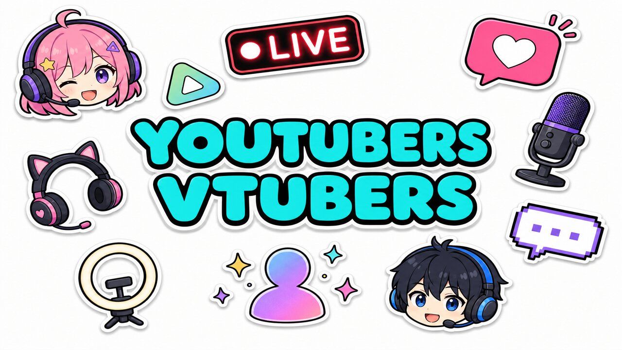 YouTubers VTubers - Custom cursor collection preview